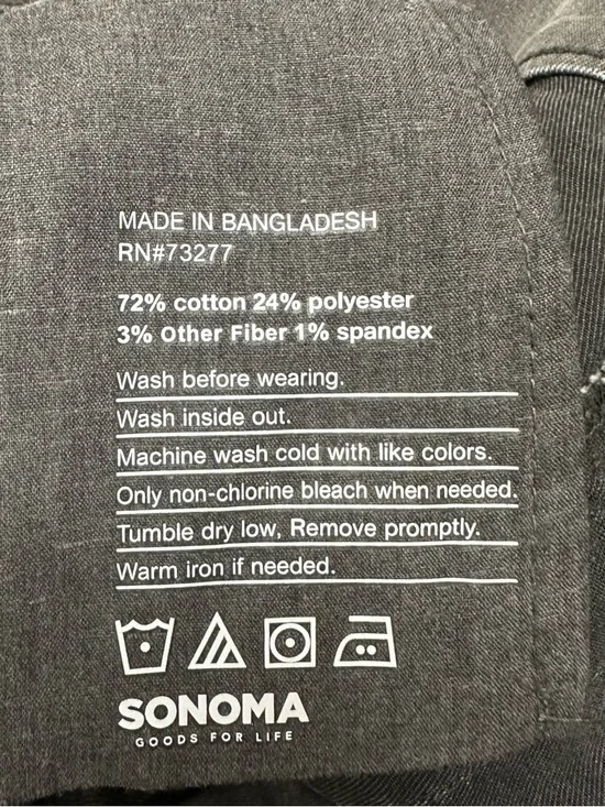 Sonoma Women’s NEW Pull On Faded Black Stretch Skinny Jeans Sz 26 W Leggings - Picture 7 of 7